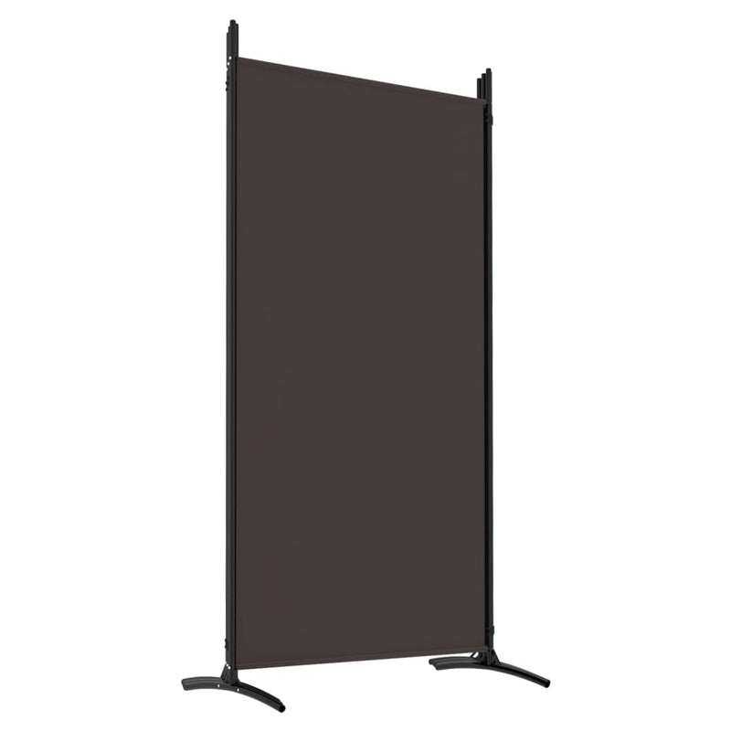 vidaXL 6 paneles barna szövet paraván 520x180 cm
