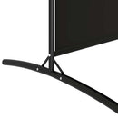 vidaXL 6 paneles fekete szövet térelválasztó 520x180 cm