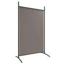 vidaXL 2 paneles antracitszürke szövet térelválasztó 348 x 180 cm