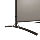 vidaXL 2 paneles antracitszürke szövet térelválasztó 348 x 180 cm