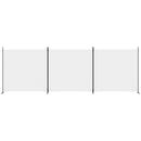 vidaXL 2 paneles fehér szövet térelválasztó 525x180 cm