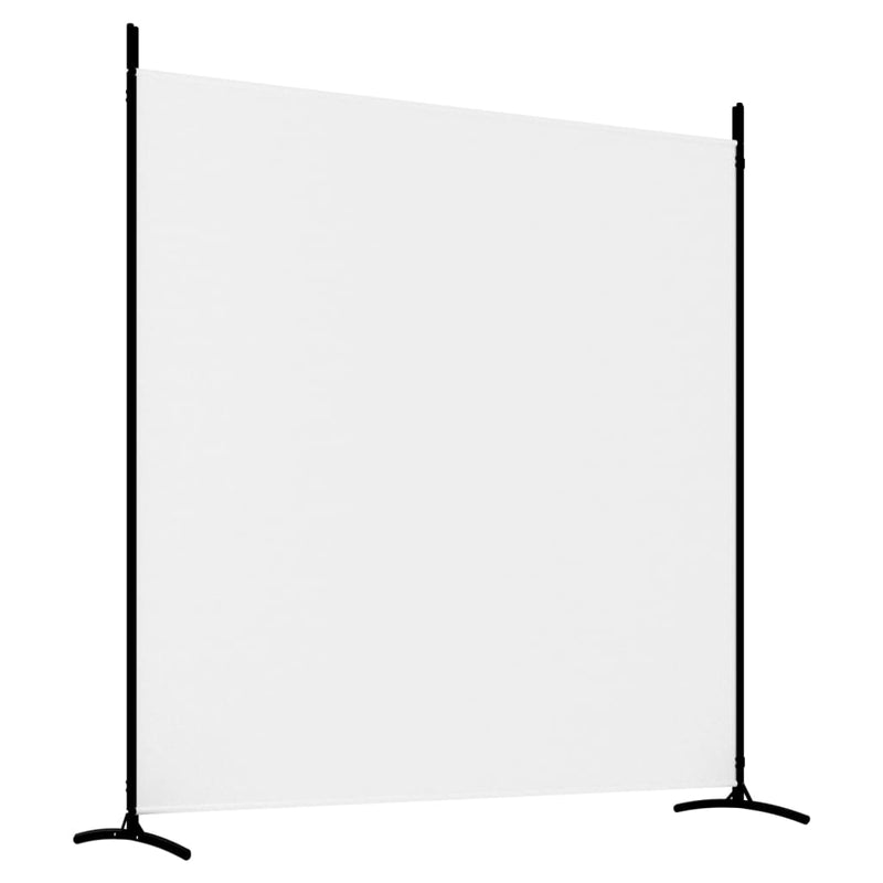 vidaXL 2 paneles fehér szövet térelválasztó 525x180 cm
