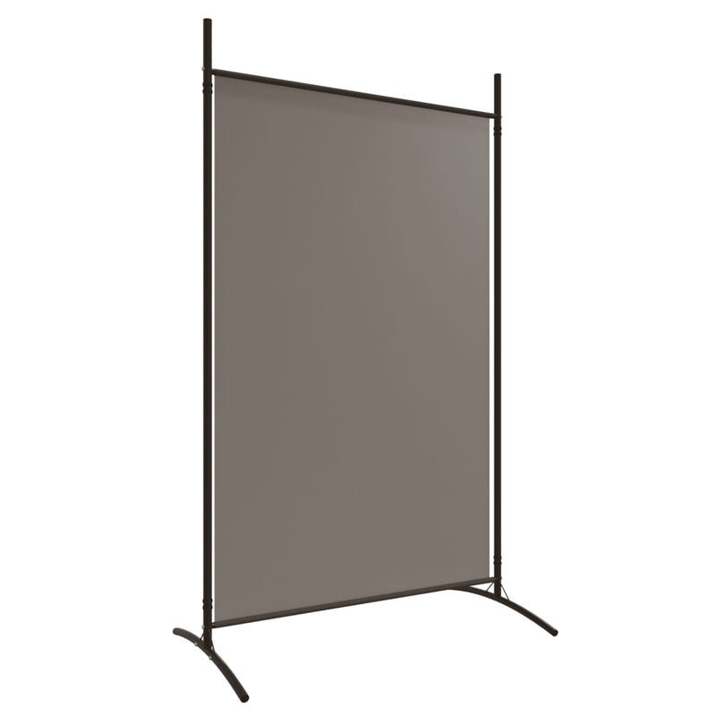 vidaXL 3 paneles antracitszürke szövet térelválasztó 525x180 cm