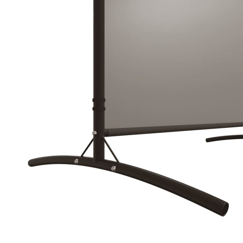 vidaXL 3 paneles antracitszürke szövet térelválasztó 525x180 cm
