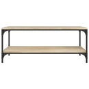 vidaXL sonoma tölgy színű szerelt fa dohányzóasztal 80 x 50 x 40 cm