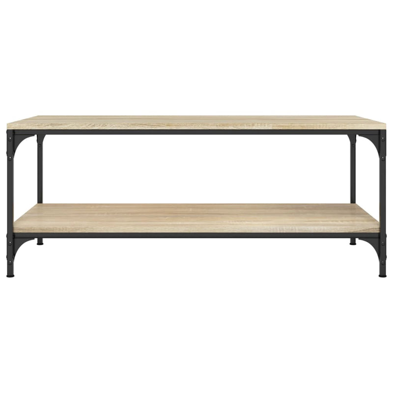 vidaXL sonoma tölgy színű szerelt fa dohányzóasztal 80 x 50 x 40 cm