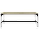 vidaXL sonoma tölgy színű szerelt fa dohányzóasztal 100x50x35 cm