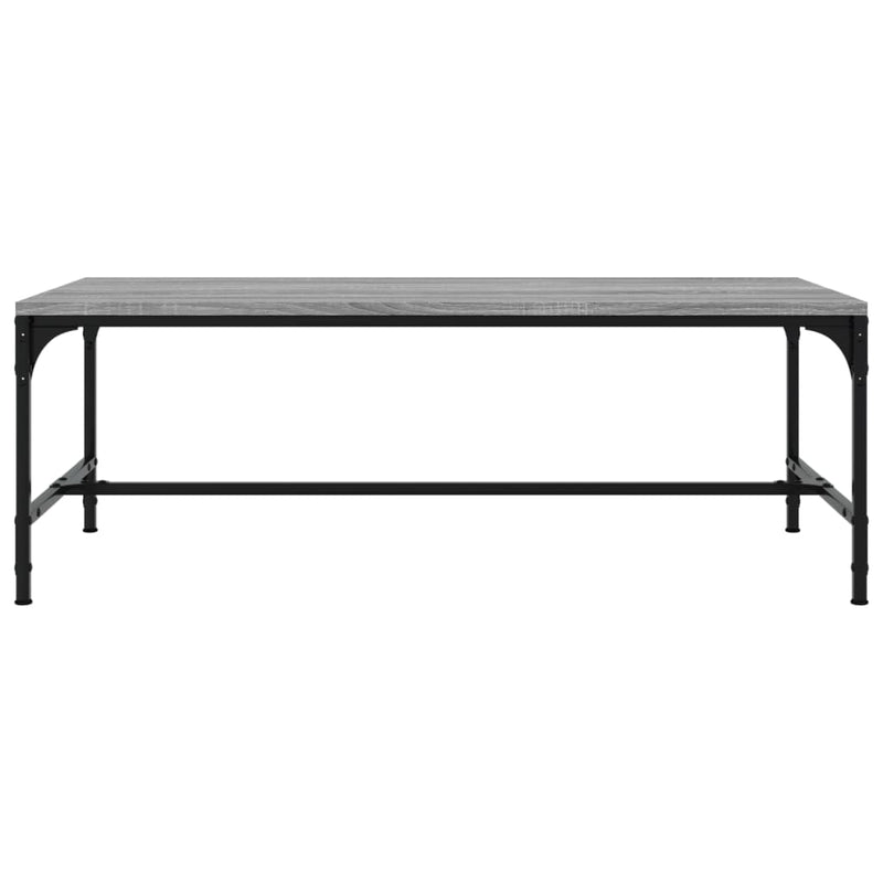 vidaXL szürke sonoma szerelt fa dohányzóasztal 80x50x35 cm