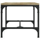 vidaXL 2 db sonoma tölgy színű szerelt fa kisasztal 40x40x35 cm