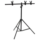 vidaXL fekete háttér állvány T-alakú 91x60x(70-200) cm