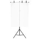 vidaXL fekete háttér állvány T-alakú 91x60x(70-200) cm