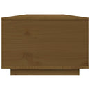 vidaXL mézbarna tömör fenyőfa dohányzóasztal 80x50x35,5 cm