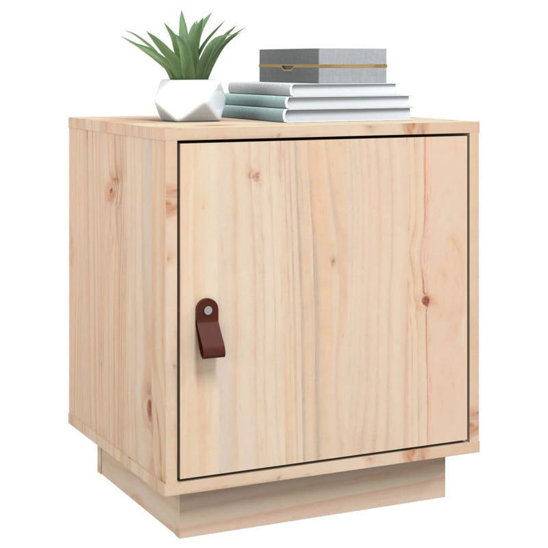 vidaXL 2 db tömör fenyőfa éjjeliszekrény 40 x 34 x 45 cm