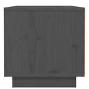 vidaXL 2 db szürke tömör fenyőfa éjjeliszekrény 40 x 34 x 35 cm