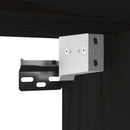 vidaXL fekete tömör fenyőfa faliszekrény 40 x 30 x 35 cm