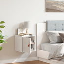 vidaXL fehér tömör fenyőfa faliszekrény 31,5 x 30 x 30 cm