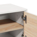 vidaXL fehér tömör fenyőfa faliszekrény 31,5 x 30 x 30 cm