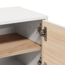 vidaXL 2 db fehér tömör fenyőfa faliszekrény 31,5 x 30 x 30 cm