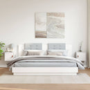 vidaXL 2 db fehér tömör fenyőfa faliszekrény 31,5 x 30 x 30 cm