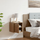 vidaXL mézbarna tömör fenyőfa faliszekrény 31,5x30x30 cm