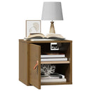 vidaXL mézbarna tömör fenyőfa faliszekrény 31,5x30x30 cm