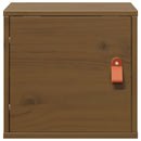 vidaXL mézbarna tömör fenyőfa faliszekrény 31,5x30x30 cm