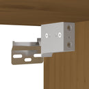 vidaXL mézbarna tömör fenyőfa faliszekrény 31,5x30x30 cm