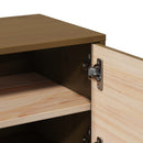 vidaXL 2 db mézbarna tömör fenyőfa faliszekrény 31,5 x 30 x 30 cm