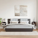 vidaXL 2 db fekete tömör fenyőfa faliszekrény 31,5 x 30 x 30 cm