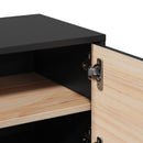 vidaXL 2 db fekete tömör fenyőfa faliszekrény 31,5 x 30 x 30 cm