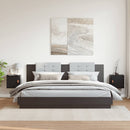 vidaXL 2 db fekete tömör fenyőfa faliszekrény 31,5 x 30 x 30 cm