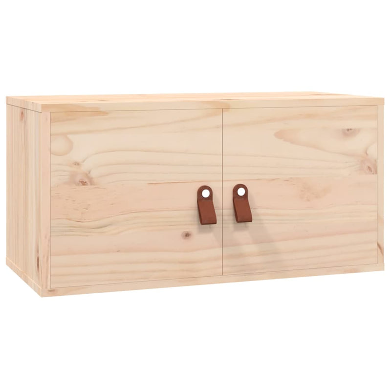 vidaXL 2 darab tömör fenyőfa faliszekrény 60 x 30 x 30 cm