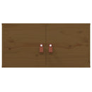 vidaXL mézbarna tömör fenyőfa faliszekrény 60 x 30 x 30 cm