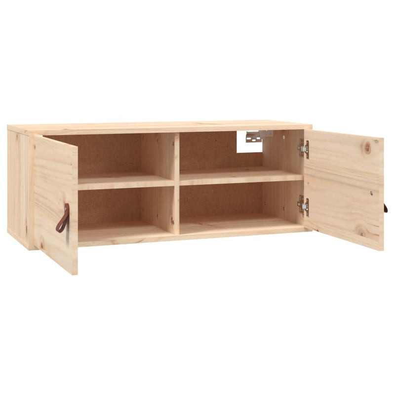 vidaXL tömör fenyőfa faliszekrény 80 x 30 x 30 cm