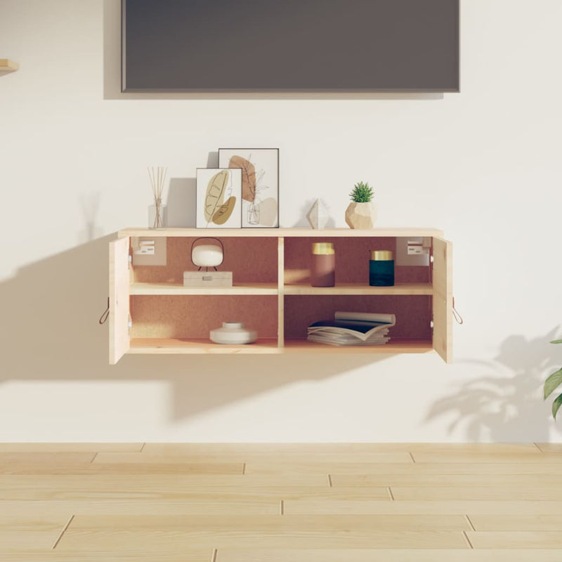 vidaXL tömör fenyőfa faliszekrény 80 x 30 x 30 cm