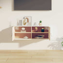 vidaXL fehér tömör fenyőfa faliszekrény 80 x 30 x 30 cm