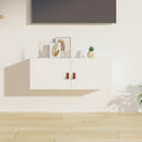 vidaXL fehér tömör fenyőfa faliszekrény 80 x 30 x 30 cm