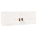 vidaXL 2 db fehér tömör fenyőfa faliszekrény 80 x 30 x 30 cm