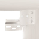 vidaXL 2 db fehér tömör fenyőfa faliszekrény 80 x 30 x 30 cm
