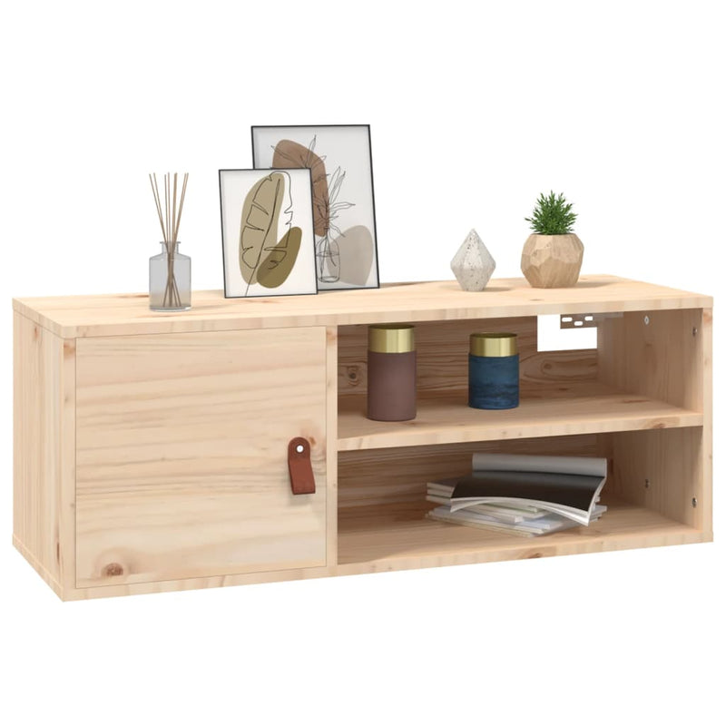 vidaXL tömör fenyőfa faliszekrény 80 x 30 x 30 cm
