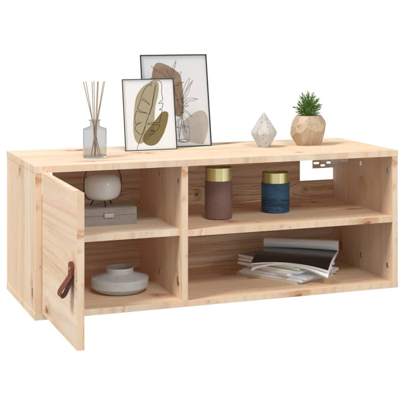 vidaXL tömör fenyőfa faliszekrény 80 x 30 x 30 cm