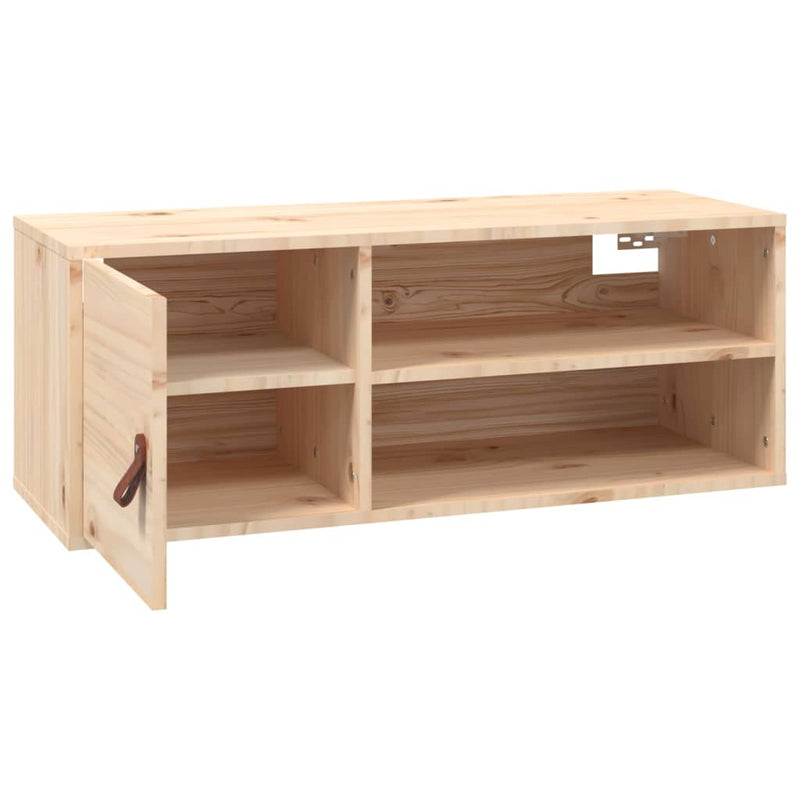 vidaXL tömör fenyőfa faliszekrény 80 x 30 x 30 cm