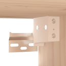 vidaXL 2 db tömör fenyőfa faliszekrény 80 x 30 x 30 cm