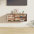 vidaXL mézbarna tömör fenyőfa faliszekrény 80 x 30 x 30 cm