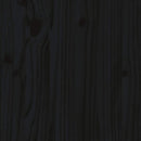 vidaXL fekete tömör fenyőfa fésülködőasztal 95 x 50 x 134 cm