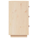 vidaXL tömör fenyőfa tálalószekrény 80 x 40 x 75 cm