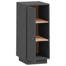 vidaXL szürke tömör fenyőfa tálalószekrény 34 x 40 x 75 cm