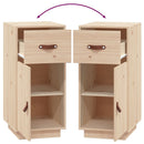 vidaXL tömör fenyőfa tálalószekrény 34 x 40 x 75 cm