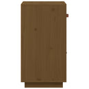 vidaXL mézbarna tömör fenyőfa tálalószekrény 34 x 40 x 75 cm