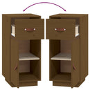 vidaXL mézbarna tömör fenyőfa tálalószekrény 34 x 40 x 75 cm